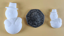 16 x Edible 3D 45mm Snowmen Snowman, Christmas icing toppers, cake cupcakes decorations T096