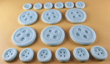20 x Edible 3D 42mm Button Set, icing toppers, cake cupcakes decorations T079
