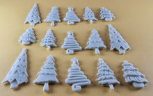 15 x Edible 3D 45mm Christmas Trees, icing toppers, cake cupcakes decorations T088