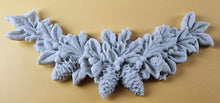 4 x Edible 3D 110mm Garlands, Christmas icing toppers, cake cupcakes decorations T097