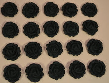 20 x Edible 3D 24mm medium roses flowers icing toppers, cake cupcakes decorations T002