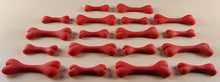 18 x Edible 3D 44mm Dog bones bone, icing toppers, cake cupcakes decorations T037