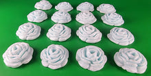 16 x Edible 3D 30mm roses rose flowers icing toppers, cake cupcakes decorations T010