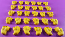 30 x Edible 3D 15mm Baby Feet icing toppers, cake cupcakes decorations T042