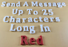 25 x Edible 3D Personalized Cumbria Font Text, icing toppers, cake cupcakes decorations T082