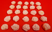 30 x Edible 3D 1.2mm high detail rose roses flowers icing toppers, cake cupcakes decorations T004