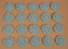 20 x Edible 3D 24mm medium roses flowers icing toppers, cake cupcakes decorations T002