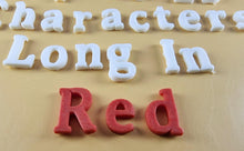 25 x Edible 3D Personalized Cumbria Font Text, icing toppers, cake cupcakes decorations T082