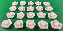 20 x Edible 3D 20mm flower flowers icing toppers, cake cupcakes decorations T032