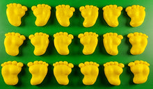 18 x Edible 3D 30mm Baby Feet icing toppers, cake cupcakes decorations T041