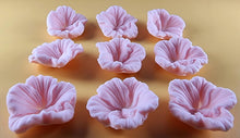 9 x Edible 3D 38mm Hibiscus flower flowers, icing toppers, cake cupcakes decorations T035