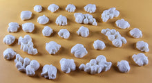 30 x Edible 3D 10mm Snowdrop Flowers, icing toppers, cake cupcakes decorations T066