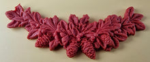 4 x Edible 3D 110mm Garlands, Christmas icing toppers, cake cupcakes decorations T097
