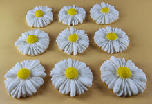 12 x Edible 3D 35mm Daisies Daisy flowers icing toppers, cake cupcakes T118