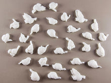 30 x Edible 3D 10mm Small Birds Bird icing toppers, cake cupcakes decorations T039