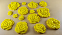 15 x Edible 3D Mixed Roses flowers Set, icing toppers, cake cupcakes decorations T077