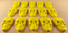 15 x Edible 3D 42mm Skulls, Skull icing toppers, cake cupcakes decorations T040