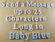 25 x Edible 3D Personalized Times New Roman Font, icing toppers, cake cupcakes decorations T083
