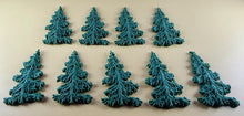 9 x Edible 3D 60mm High Detail Trees Set icing toppers, cake cupcakes T113
