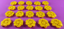 20 x Edible 3D 22mm flower flowers icing toppers, cake cupcakes decorations T025