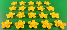 20 x Edible 3D 22mm flower flowers icing toppers, cake cupcakes decorations T026