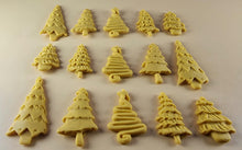 15 x Edible 3D 45mm Christmas Trees, icing toppers, cake cupcakes decorations T088