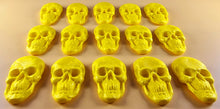 15 x Edible 3D 42mm Skulls, Skull icing toppers, cake cupcakes decorations T040