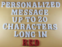 20 x Edible 3D 25mm Personalized Letters, Text, icing toppers, cake cupcakes decorations T084