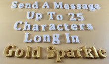 25 x Edible 3D Personalized Cumbria Font Text, icing toppers, cake cupcakes decorations T082