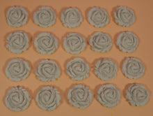 20 x Edible 3D 24mm medium roses flowers icing toppers, cake cupcakes decorations T002