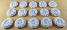 15 x Edible 3D Large Dahlia flowers, icing toppers, cake cupcakes decorations T078