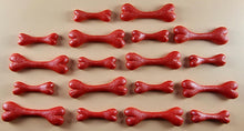 18 x Edible 3D 44mm Dog bones bone, icing toppers, cake cupcakes decorations T037
