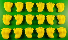 18 x Edible 3D 30mm Baby Feet icing toppers, cake cupcakes decorations T041