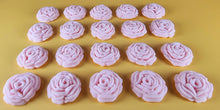 20 x Edible 3D 25mm roses rose flowers icing toppers, cake cupcakes decorations T008