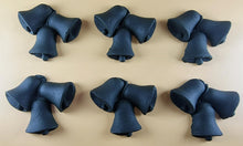 6 x Edible 3D 55mm Jingle Bells, Christmas icing toppers, cake cupcakes decorations T095