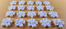 20 x Edible 3D 22mm flower flowers icing toppers, cake cupcakes decorations T031