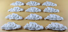 12 x Edible 3D 55mm Rose Bunches, icing toppers, cake cupcakes decorations T080
