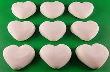 9 x Edible 3D 40mm Hearts icing toppers, cake cupcakes decorations T060