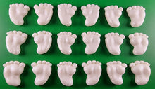 18 x Edible 3D 30mm Baby Feet icing toppers, cake cupcakes decorations T041