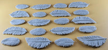 20 x Edible 3D 50mm Feather Set, icing toppers, cake cupcakes decorations T075