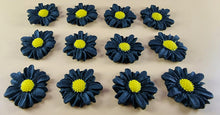 12 x Edible 3D 30mm Daisies Daisy flowers icing toppers, cake cupcakes T117