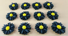 12 x Edible 3D 20mm Daisies Daisy flowers icing toppers, cake cupcakes T115