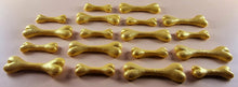 18 x Edible 3D 44mm Dog bones bone, icing toppers, cake cupcakes decorations T037