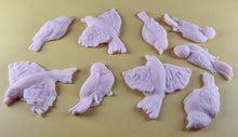 9 x Edible 3D 60mm Large Birds set icing toppers, cake cupcakes decorations T110