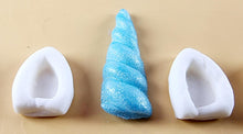 27 Peice Edible 3D Unicorn Horns and Ears Set icing toppers, cake cupcakes decorations T098