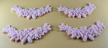 4 x Edible 3D 110mm Garlands, Christmas icing toppers, cake cupcakes decorations T097
