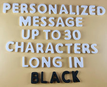 Up to 30 Edible 3D 20mm Personalized Letters, Text, icing toppers, cake cupcakes decorations T085