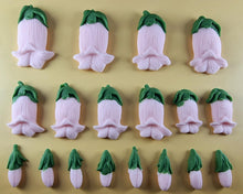18 x Edible 3D 55mm Bluebell flowers icing toppers, cake cupcakes T119