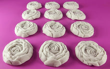 12 x Edible 3D 36mm large roses rose flowers icing toppers, cake cupcakes decorations T013