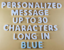 Up to 30 Edible 3D 20mm Personalized Letters, Text, icing toppers, cake cupcakes decorations T085